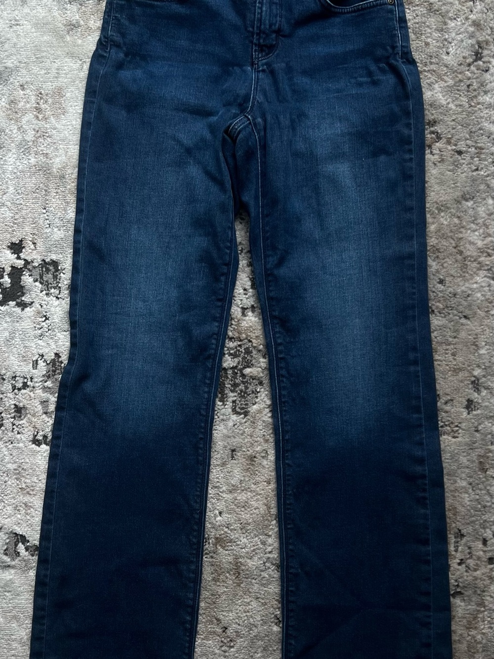 NYDJ Men's Straight Jeans in Dark Blue Wash